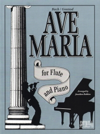 Bach/gounod Ave Maria Flute & Piano Sheet Music Songbook