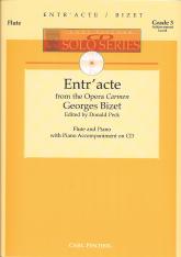 Bizet Entracte Carmen Flute & Pf Cd Solo Series Sheet Music Songbook