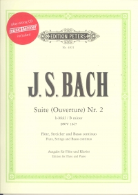 Bach Suite No 2 Bmin Bwv 1067 Music Partner Bk&cd Sheet Music Songbook