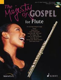 Majesty Of Gospel Flute Book & Cd Sheet Music Songbook