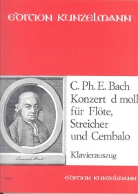 Bach Cpe Concerto Dmin Flute Sheet Music Songbook