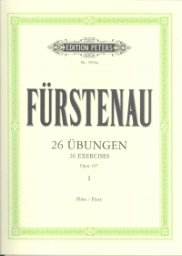 Furstenau 26 Advanced Exercises Vol 1 Op107 Flute Sheet Music Songbook