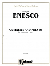 Enesco Cantabile & Presto Flute & Piano Sheet Music Songbook