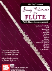 Easy Classics For Flute Sheet Music Songbook