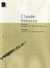 Debussy Bilitis Flute & Piano Sheet Music Songbook