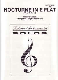 Chopin Nocturne Eb Op9 No 2 Steensland Flute/pf Sheet Music Songbook