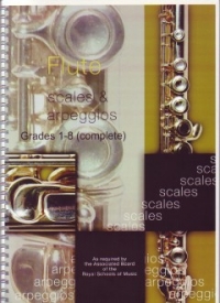 Flute Scales & Arpeggios Grades 1-8 Phillips-kerr Sheet Music Songbook