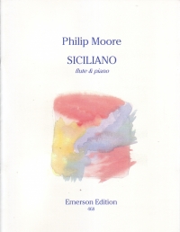 Moore Siciliano Flute & Piano Sheet Music Songbook