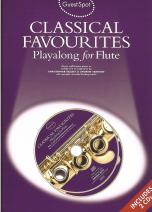 Guest Spot Classical Favourites Flute Book & Cd Sheet Music Songbook