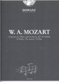 Mozart Concerto K314 D Flute/orch (red Pf) Book&cd Sheet Music Songbook