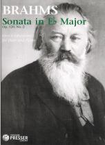 Brahms Sonata Op120 No 2 Eb Khaner Flute & Piano Sheet Music Songbook