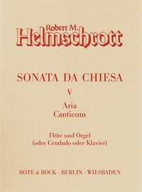 Helmschrott Sonata Da Chiesa V Aria/canticum Flute Sheet Music Songbook