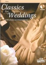 Classics For Weddings Flute Book & Cd Sheet Music Songbook