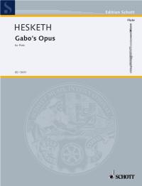 Hesketh Gabos Opus Flute Solo Sheet Music Songbook