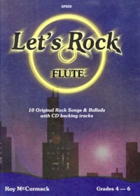 Lets Rock For Flute Book & Cd Mccormack Sheet Music Songbook