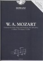 Mozart Concerto C K299 Fl/hp/orch (red Pf) Book&cd Sheet Music Songbook