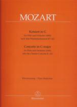 Mozart Concerto G Fl & Pf (after Cl Concerto K622) Sheet Music Songbook