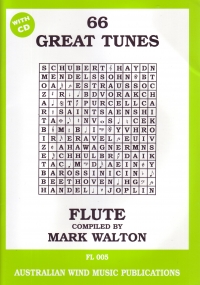 66 Great Tunes For Flute Walton Book Cd Sheet Music Songbook
