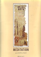 Massenet Meditation Flute & Piano Sheet Music Songbook