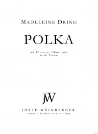 Dring Polka Flute Or Oboe & Piano Sheet Music Songbook