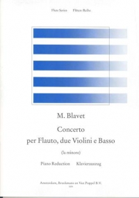 Blavet Concerto Amin De Reede Flute (abrsm) Sheet Music Songbook