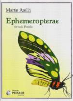 Amlin Ephemeropterae Solo Piccolo Sheet Music Songbook