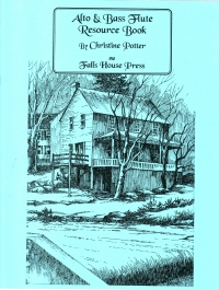 Alto & Bass Flute Resource Book Potter Sheet Music Songbook