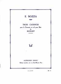 Mozart Concerto No 3 K313 Bozza Flute Sheet Music Songbook