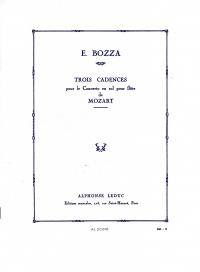 Mozart Concerto No 3 K313 Bozza Flute Sheet Music Songbook