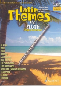 Latin Themes Flute Book & Cd Davies Sheet Music Songbook