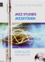 Jazz Studies For Flute Dehnhard Book Cd Sheet Music Songbook