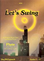 Lets Swing Flute Mccormack Book/cd Sheet Music Songbook
