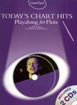 Guest Spot Todays Chart Hits Flute Book & Cds Sheet Music Songbook
