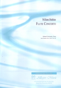 Mathias Flute Concerto Flute & Piano Sheet Music Songbook