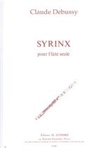 Debussy Syrinx Flute Solo Sheet Music Songbook