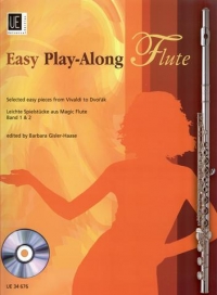 Easy Play Along Flute Gisler-haase Book & Cd Sheet Music Songbook