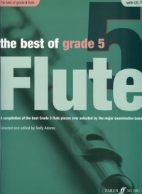 Best Of Grade 5 Flute Adams Book & Cd Sheet Music Songbook
