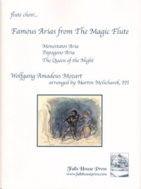 Mozart Famous Arias From The Magic Flute 8 Flutes Sheet Music Songbook