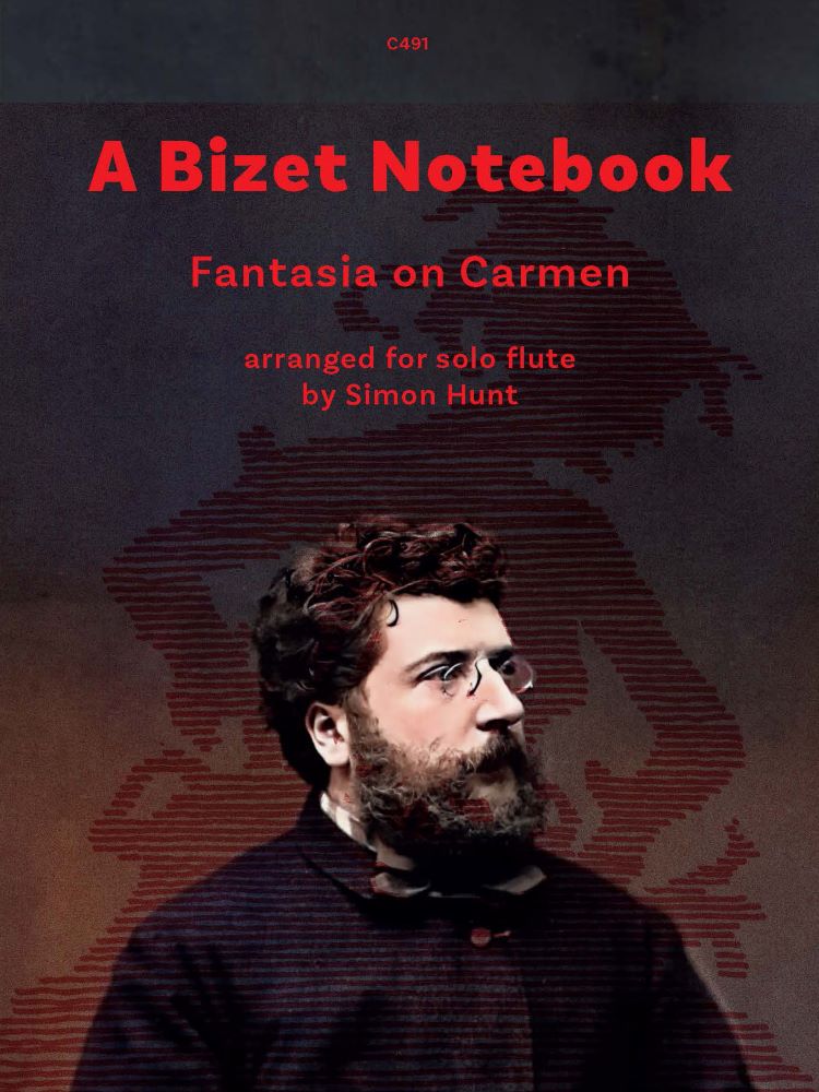 Bizet Notebook Fantasia On Carmen Solo Flute Sheet Music Songbook