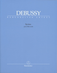Debussy Syrinx Woodfull-harris Flute Solo Sheet Music Songbook