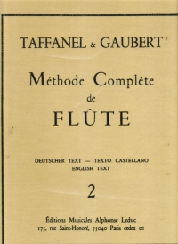Taffanel Gaubert Methode Complete De Flute Vol 2 Sheet Music Songbook