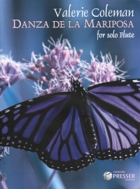 Coleman Danza De La Mariposa Solo Flute Sheet Music Songbook