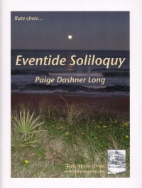 Long Eventide Soliloquy Flute Choir Sc/pts Sheet Music Songbook