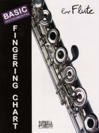 Basic Instrumental Fingering Chart Flute Sheet Music Songbook