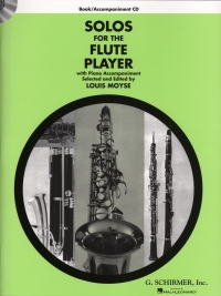 Solos For The Flute Player Moyse Book & Cd Sheet Music Songbook