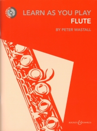 Learn As You Play Flute Book & Cd Wastall Sheet Music Songbook