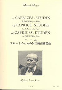 Moyse 24 Caprices Etudes By Boehm Op26 Flute Sheet Music Songbook