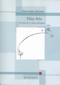 Kats-chernin Eliza Aria (wild Swans) Picc(fl)/pf Sheet Music Songbook