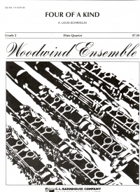 Scarmolin Four Of A Kind Flute Quartet Sheet Music Songbook