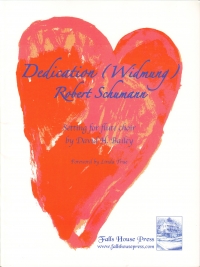 Schumann Dedication Widmung Flute Choir Sc & Pts Sheet Music Songbook